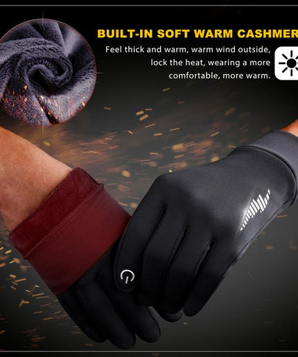 Winter Thermal Touch Screen Gloves for Women & Men – Warm Fleece Lined, Non-Slip Full Finger Gloves for Cycling, Running, Driving, Hiking & Daily Use (SRG102, USA Shipping Only)