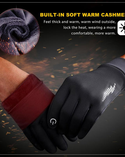 Winter Thermal Touch Screen Gloves for Women & Men – Warm Fleece Lined, Non-Slip Full Finger Gloves for Cycling, Running, Driving, Hiking & Daily Use (SRG102, USA Shipping Only)
