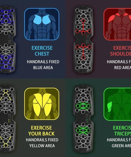 Folding Push-Up Board – Multifunctional Muscle Training Fitness Equipment