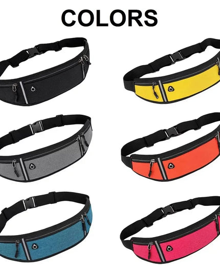 Professional Running Waist Bag Sports Belt Pouch Mobile Phone Case Men Women Hidden Pouch Gym Sports Bags Running Pack