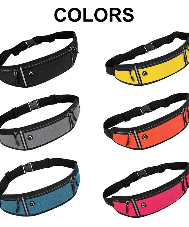 Professional Running Waist Bag Sports Belt Pouch Mobile Phone Case Men Women Hidden Pouch Gym Sports Bags Running Pack
